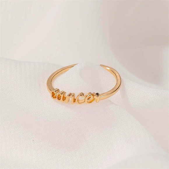 Urban Outfitters Jewelry - Cancer Minimalist Zodiac Sign Astrology Boho Ring